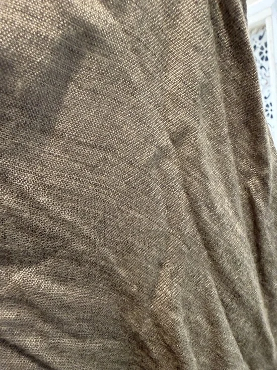 rag & bone Neutral Gray Linen-Silk Blend Top - Picture 6 of 8